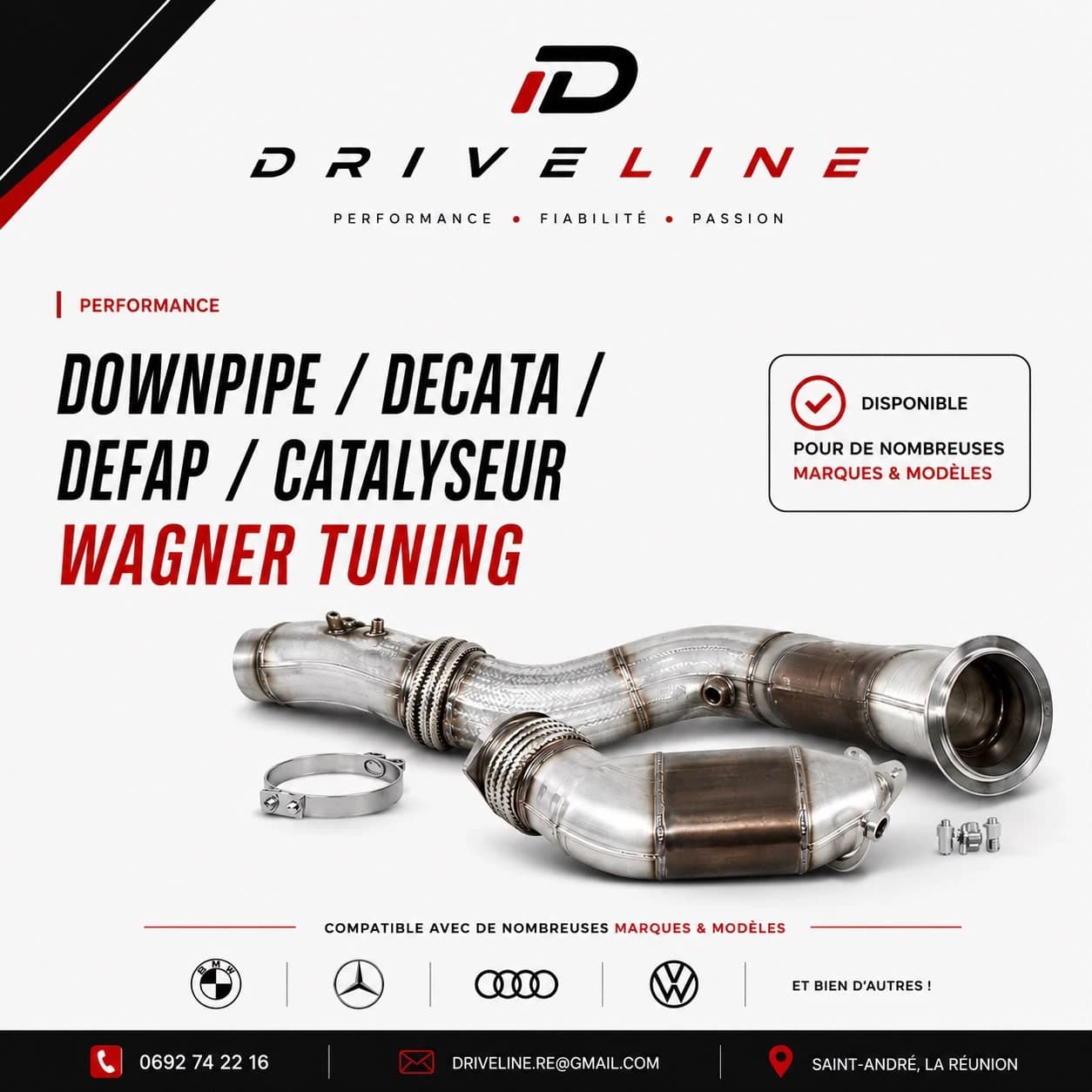 Downpipe / decata / defap / catalyseur 