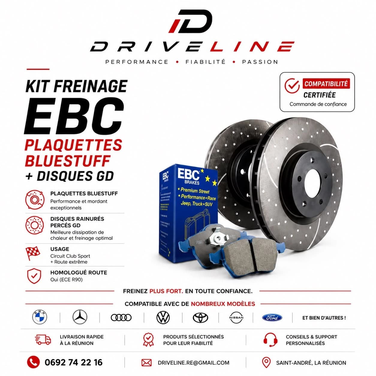 Kit freinage EBC